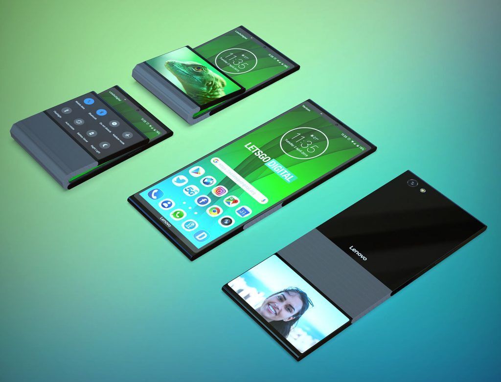 Lenovo patent ohebný telefon
