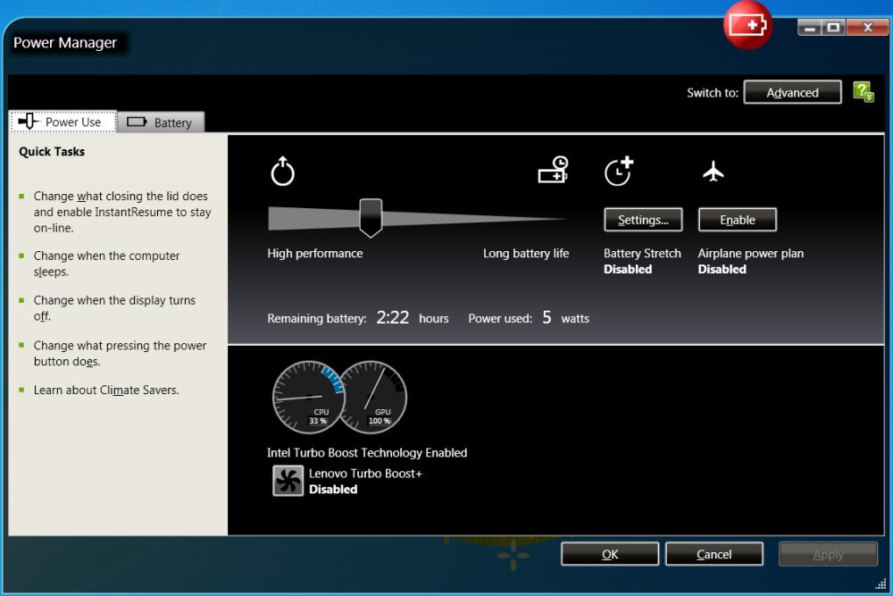 Lenovo Power Manager