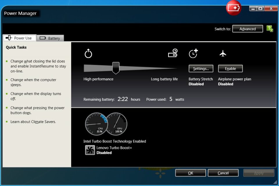 Lenovo Power Manager