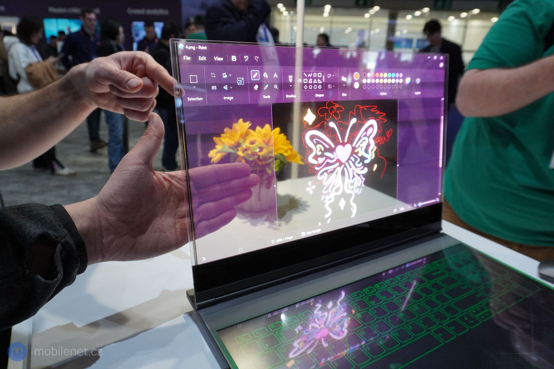 Lenovo ThinkBook Transparent Display Laptop Concept