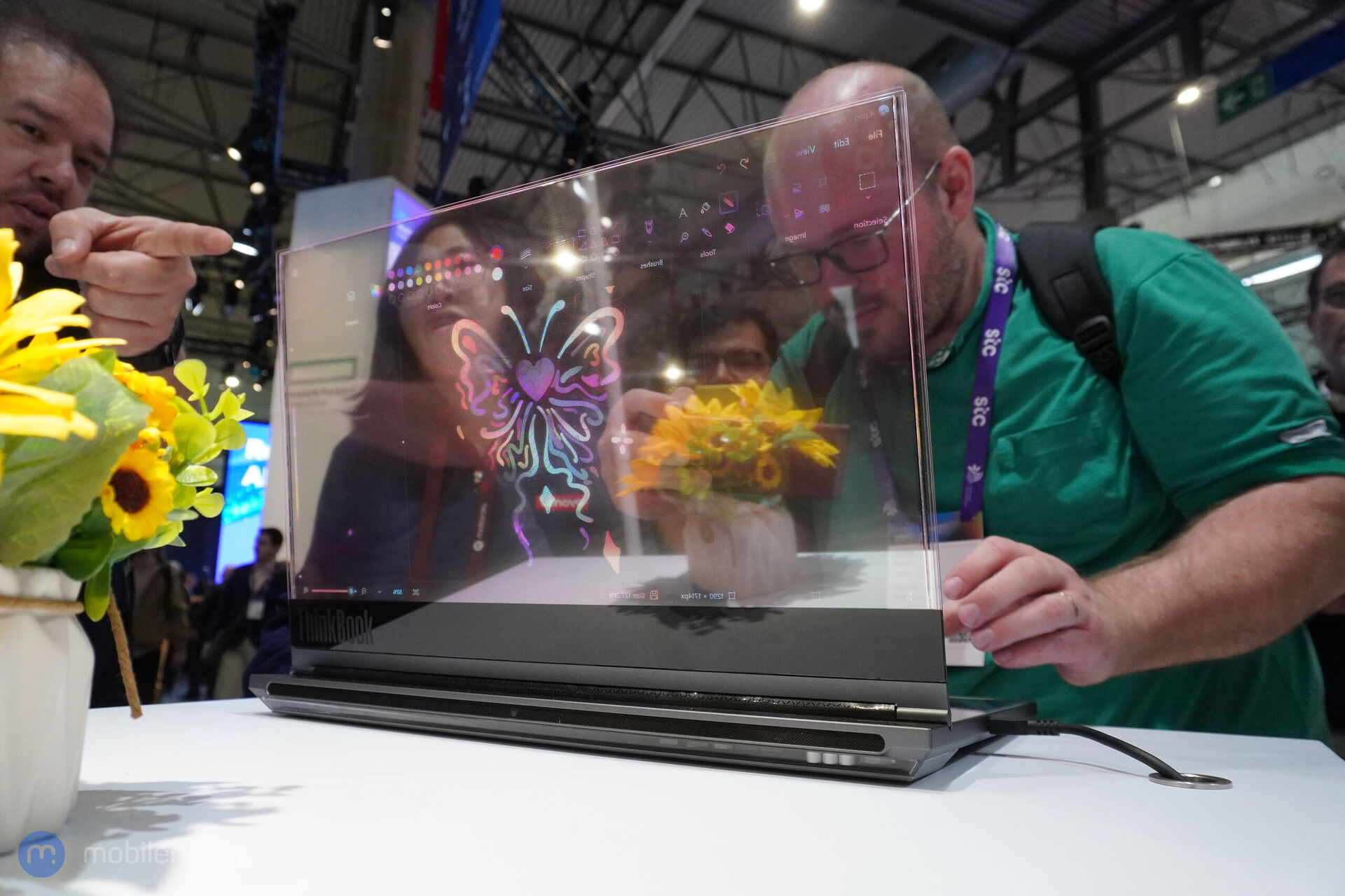 Lenovo ThinkBook Transparent Display Laptop Concept