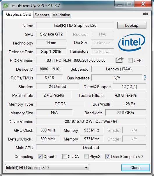 Lenovo ThinkPad X1 Carbon 2016