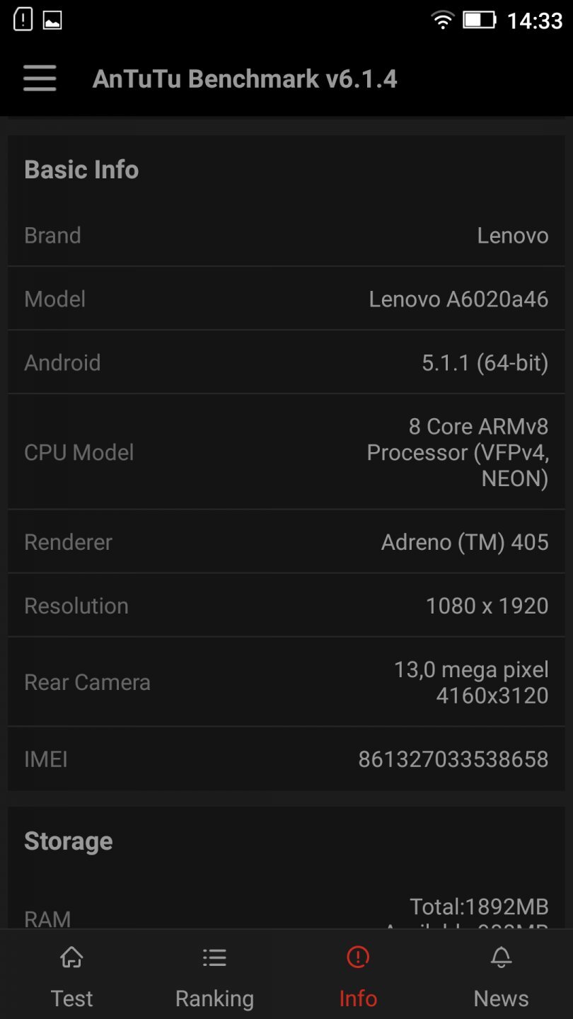 Lenovo Vibe K5 Plus