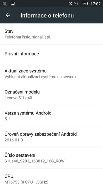 Lenovo Vibe S1 Lite