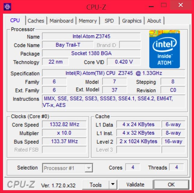 Lenovo Yoga 2 (8\" Windows)