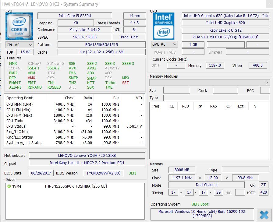 Lenovo Yoga 720-13KBR