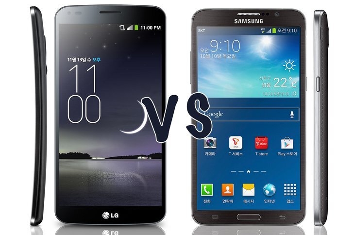 LG G Flex vs. Samsung Galaxy Round