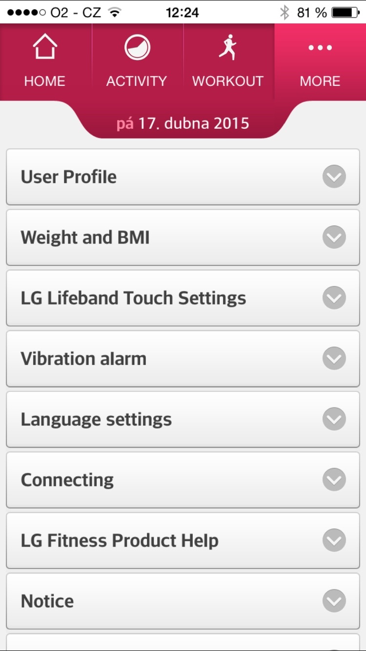 LG Lifeband Touch