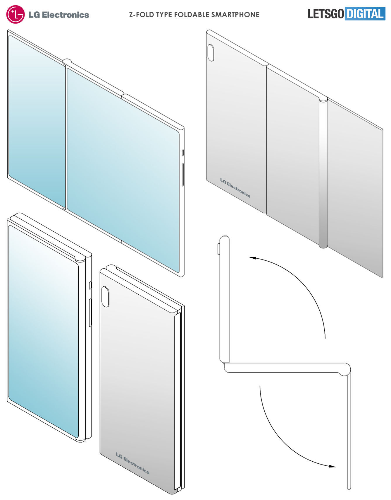 LG ohebný patent