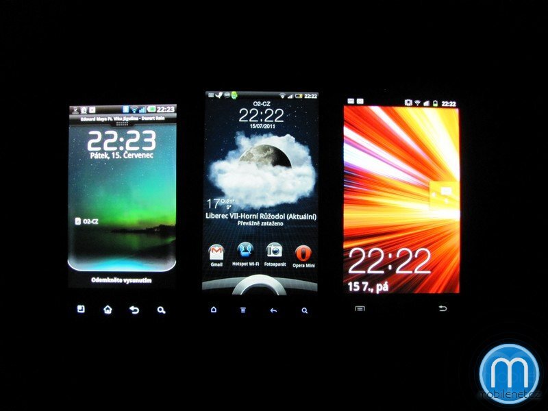 LG Optimus 2X, HTC Sensation, Samsung Galaxy S II