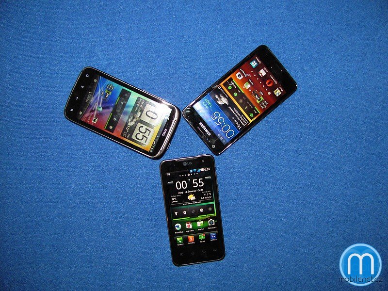 LG Optimus 2X, HTC Sensation, Samsung Galaxy S II