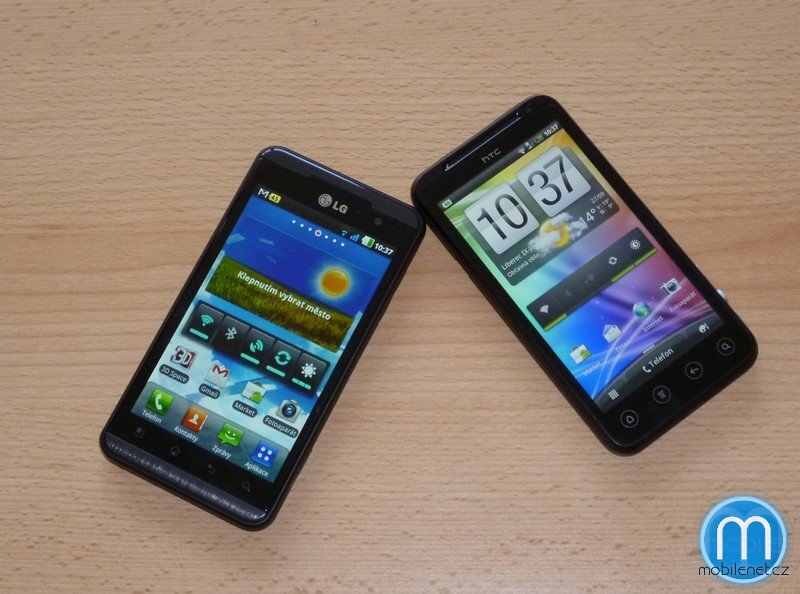LG Optimus 3D a HTC EVO 3D