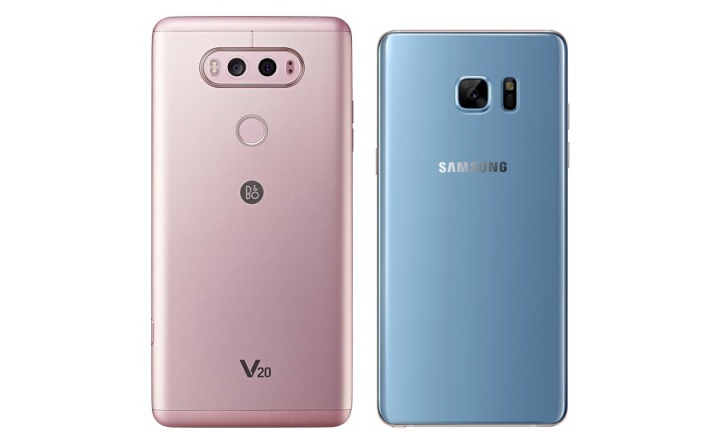 LG V20 a Samsung Galaxy Note 7