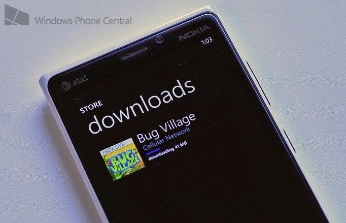 Limit stahování u Windows Phone