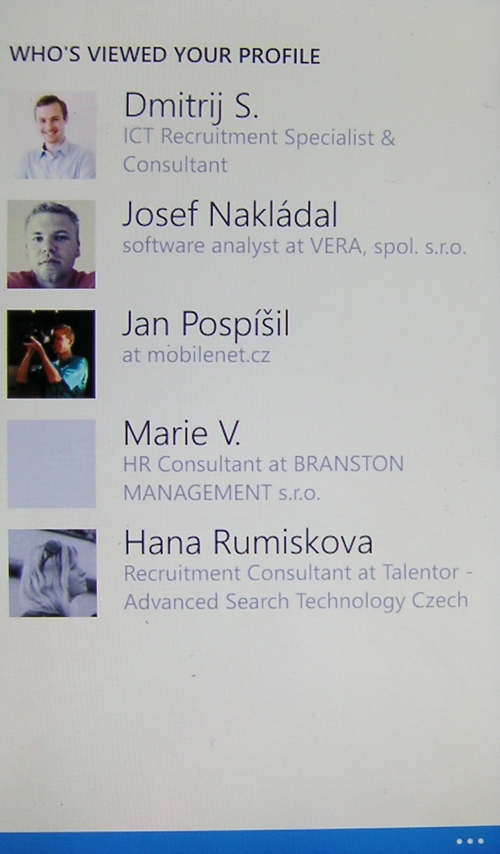 LinkedIn pro Windows Phone