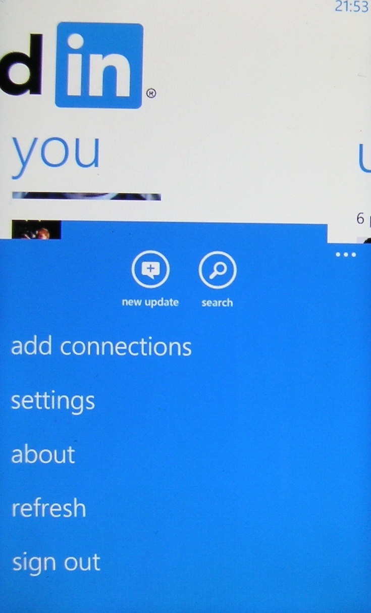 LinkedIn pro Windows Phone