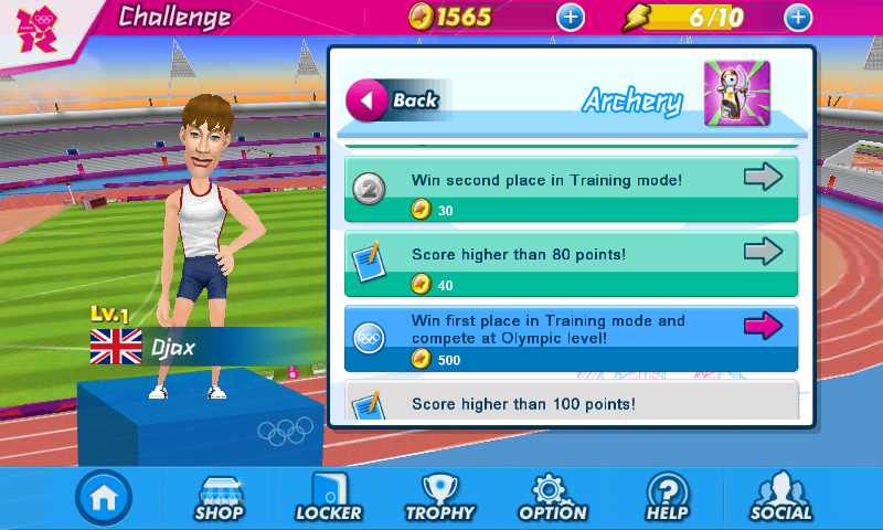London 2012 - Official Mobile Game