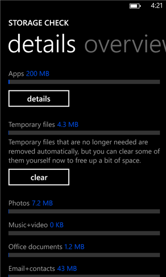 Lumia Storage Check Beta