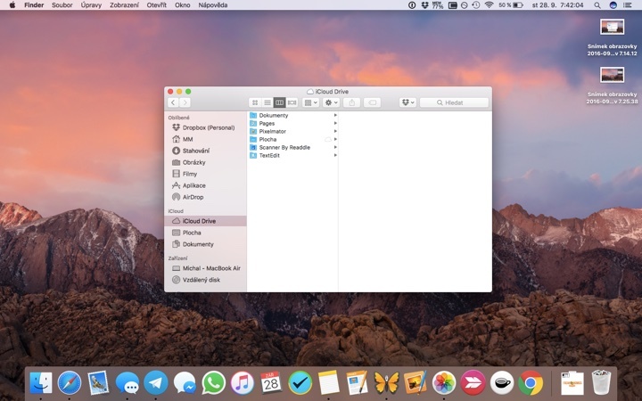 macOS Sierra – iCloud