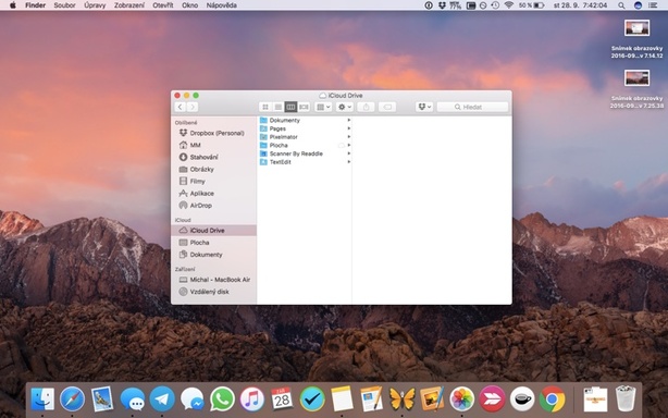 macOS Sierra – iCloud