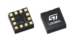 Magnetometr STMicroelectronics LIS3MDL měří jen 2 x 2 x 1mm.