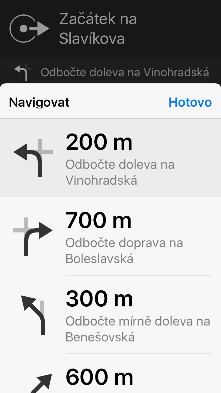 Mapy iOS 10