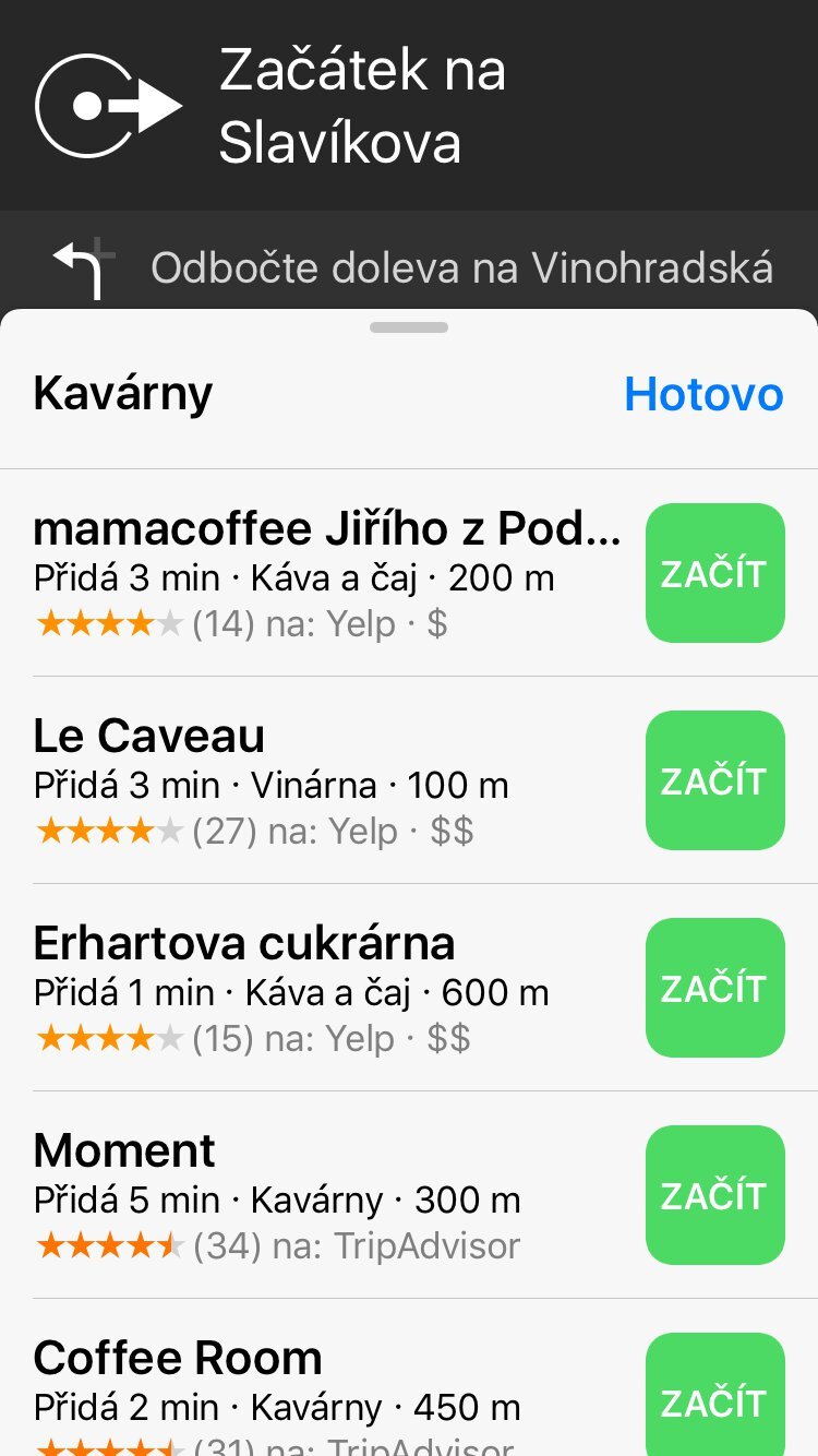Mapy iOS 10