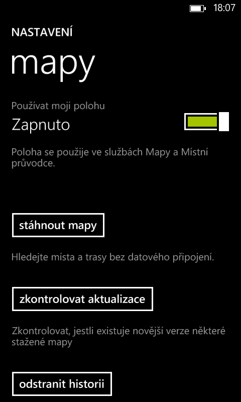Mapy ve WP 8