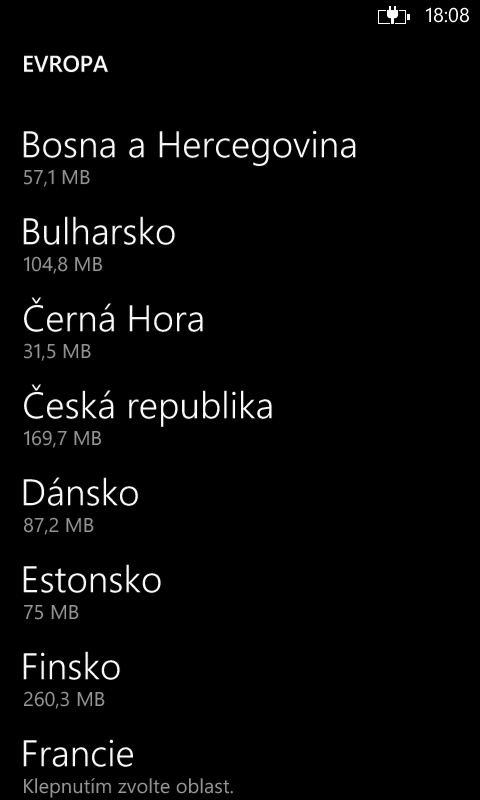 Mapy ve WP 8