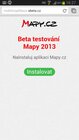 Mapy.cz - betaverze nové aplikace