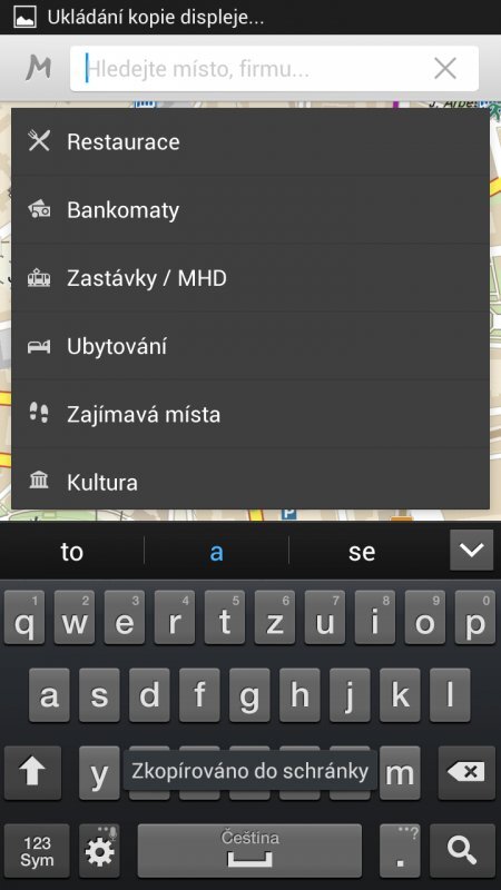 Mapy.cz - betaverze nové aplikace