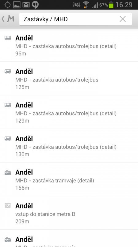 Mapy.cz - betaverze nové aplikace