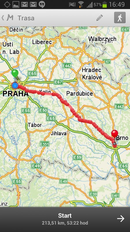 Mapy.cz aplikace