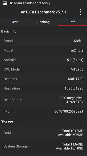 Meizu m2 note