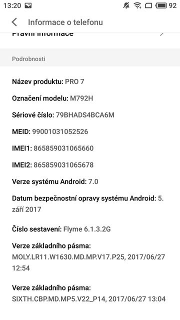 Meizu Pro 7