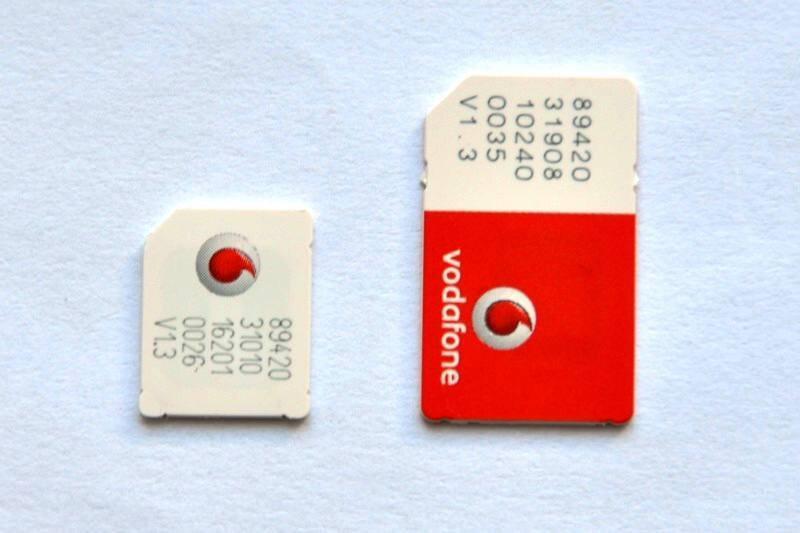 micro SIM karta