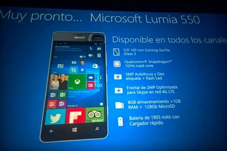 Microsfot Lumia 550