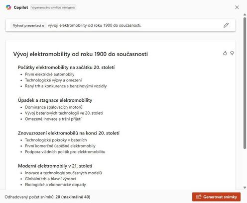 Microsoft Copilot pro PowerPoint