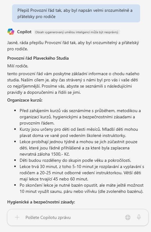 Microsoft Copilot pro Word