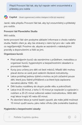 Microsoft Copilot pro Word