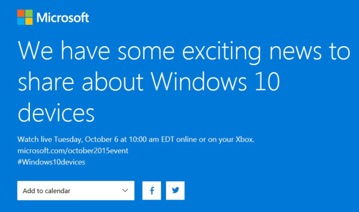 Microsoft event 2015