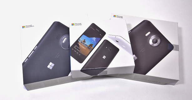 Microsoft Lumia 550, 950 a 950  XL