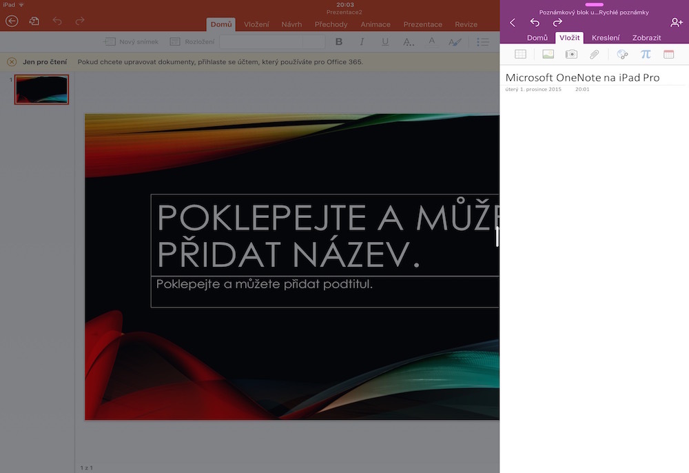 Microsoft Office na iOS 