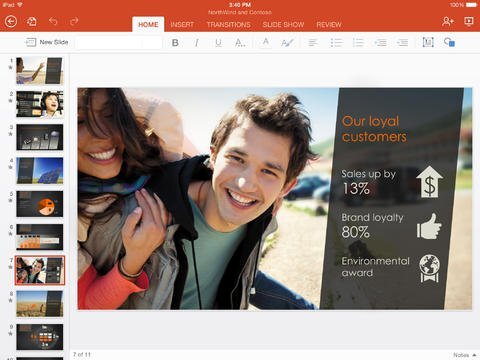 Microsoft PowerPoint for iPad