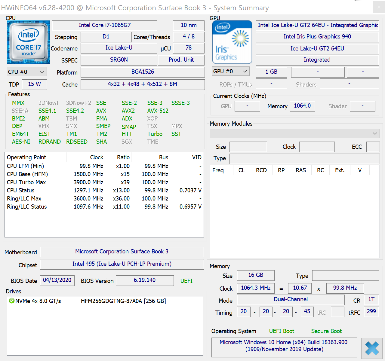 Microsoft Surface Book 3