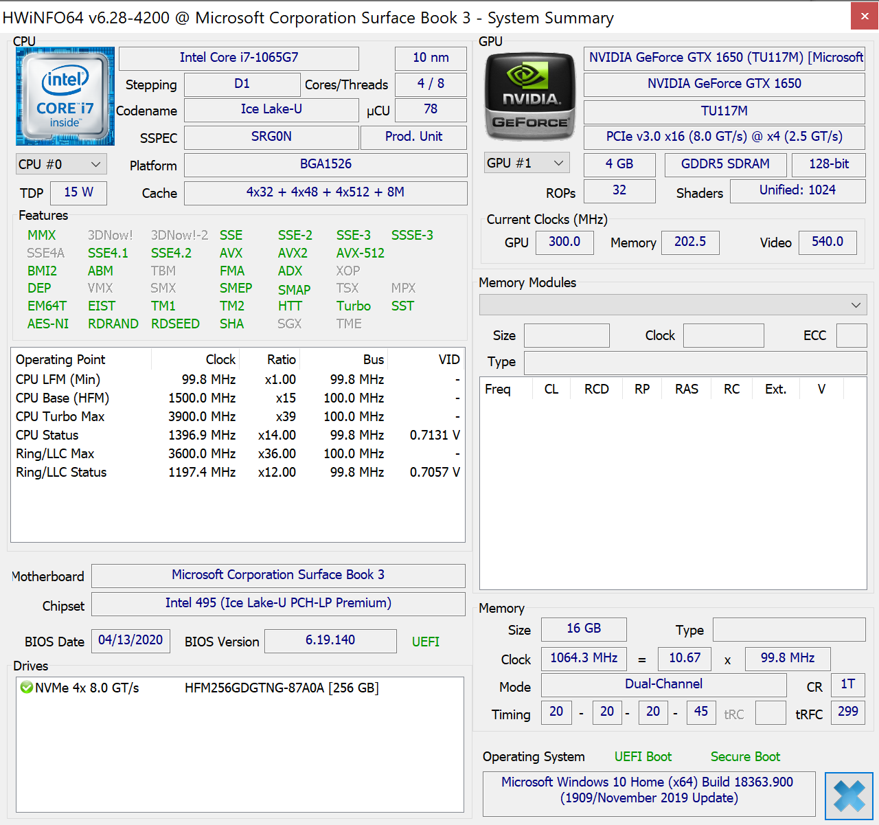 Microsoft Surface Book 3