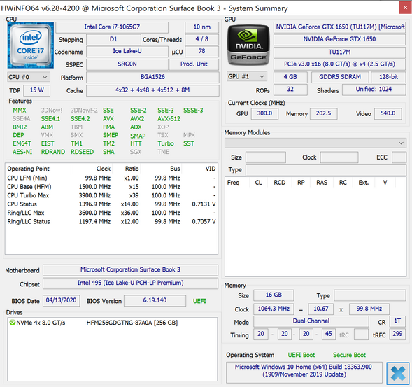 Microsoft Surface Book 3