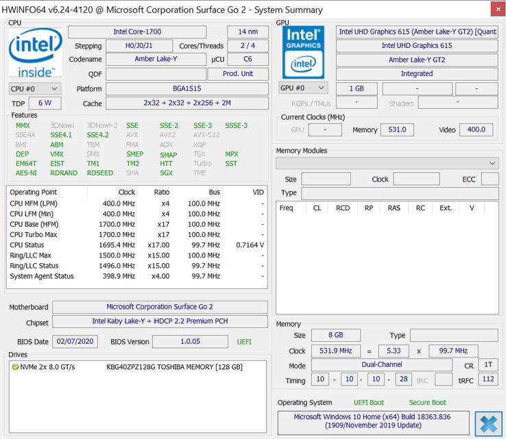Microsoft Surface Go 2