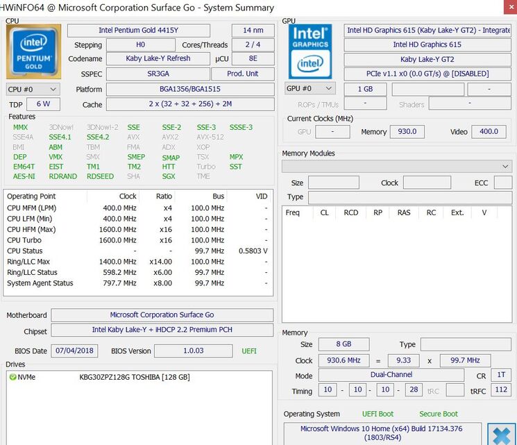 Microsoft Surface Go