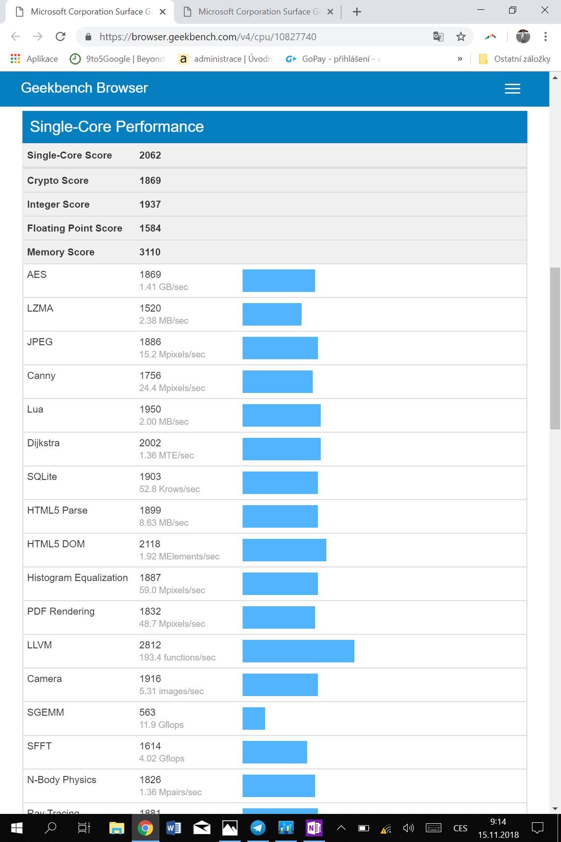 Microsoft Surface Go software